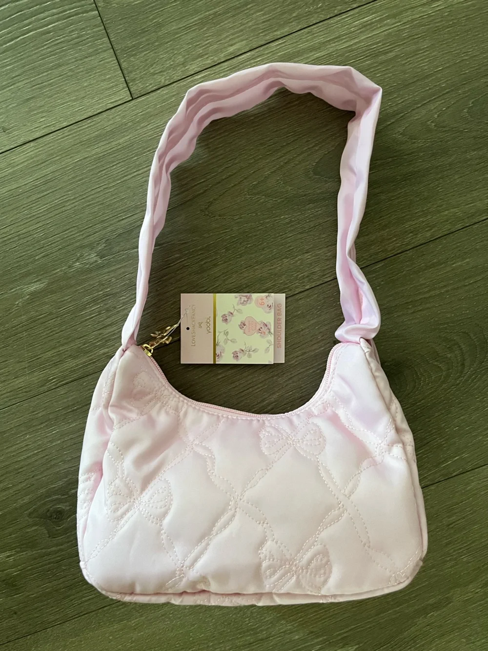 NWT Target x LoveShackFancy Pink Bow Bag and Floral Accessory Pouch